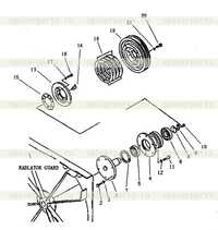Шкив вентилятора радиатора Шкив вентилятора радиатора